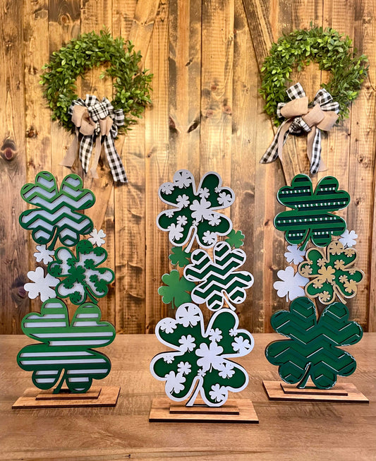3D Stacked Clovers