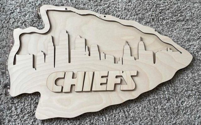 3D Door hanger KC Chiefs