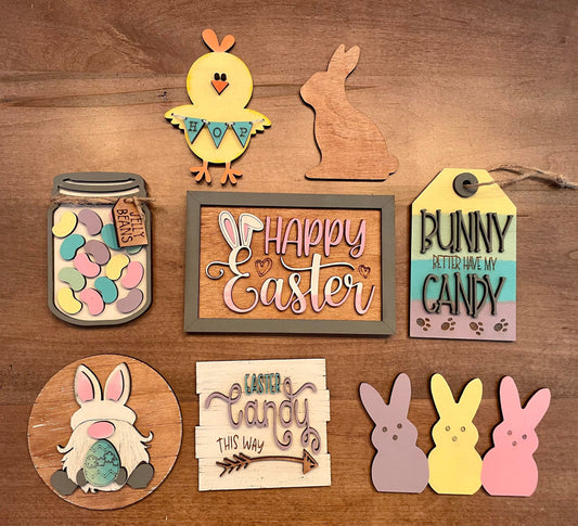 3D Tiered Tray Decor - Easter Candy