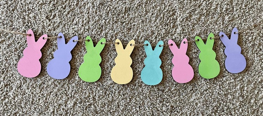 3D Banner - 3D Peep Banner - Easter