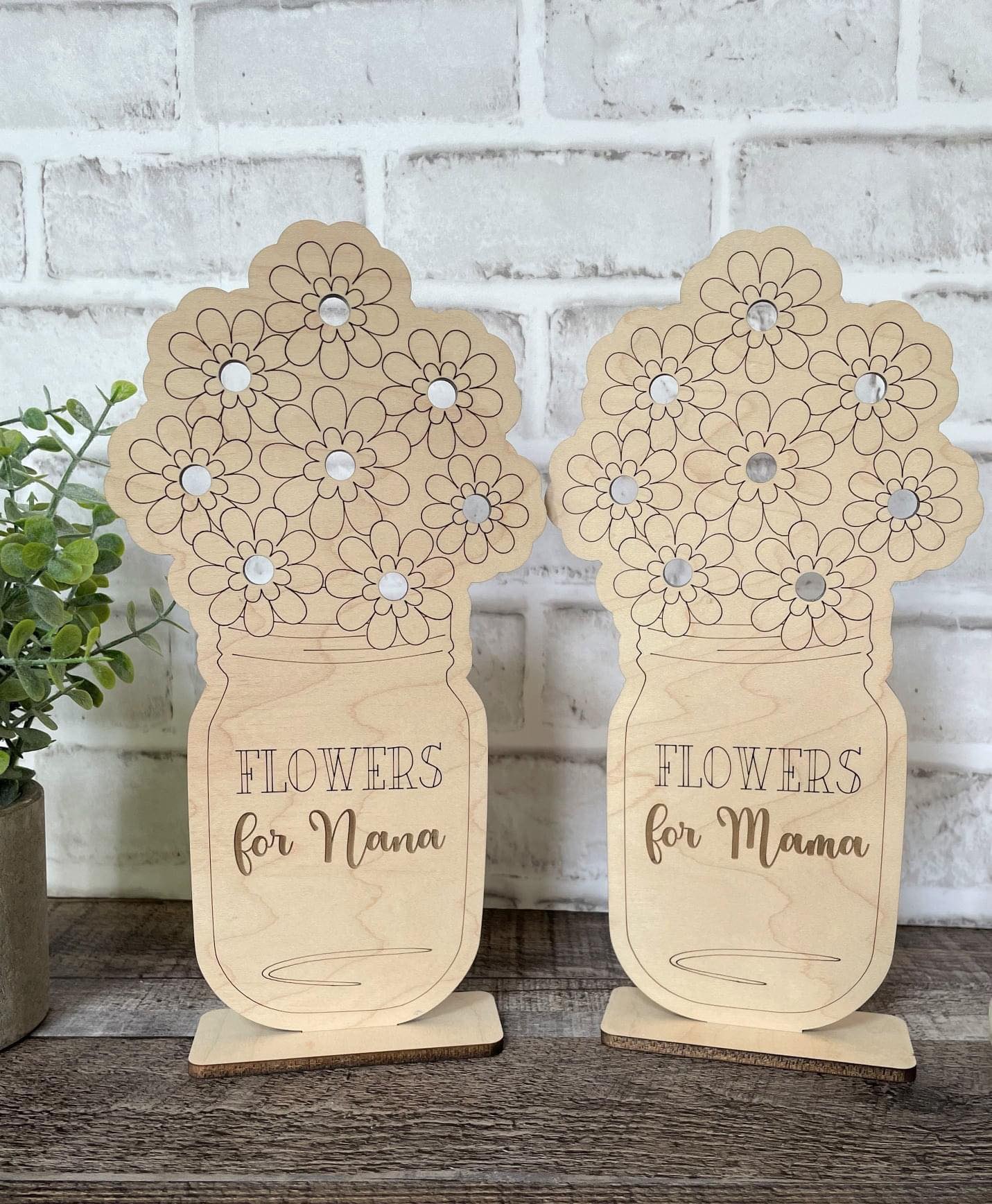 3D flower holder