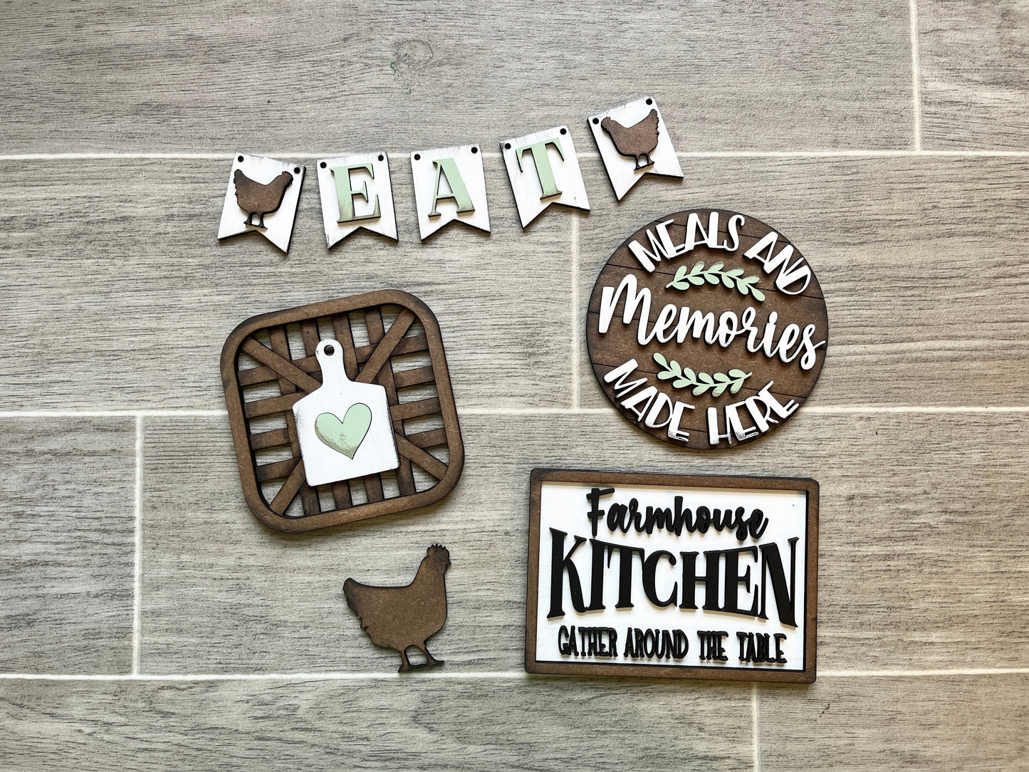 3D Tiered Tray Decor - Farmhouse Kitchen