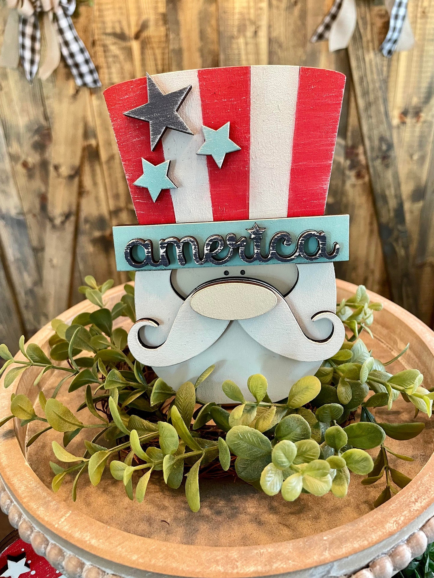 3D Tiered Tray Decor - Sweet Land of Liberty