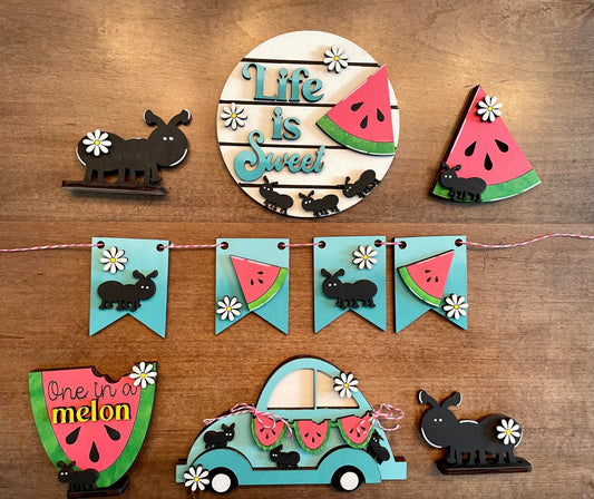 3D Tiered Tray Decor - Watermelon Ant