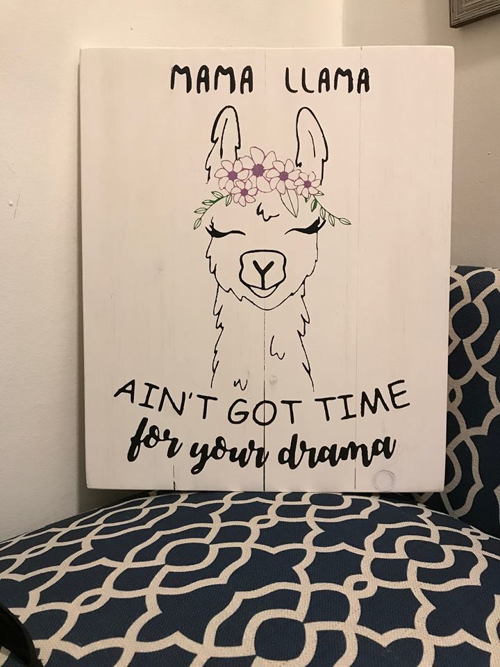 Mama Llama ain't got time for your drama