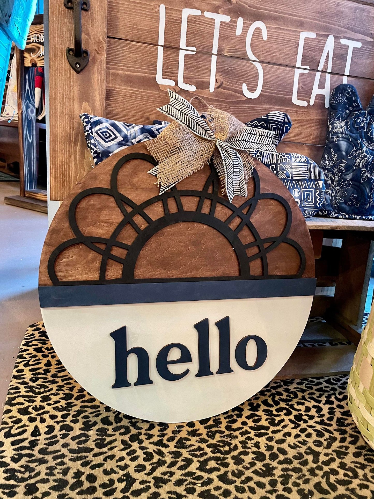 3D Door hanger Boho Hello