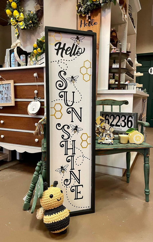 Hello Sunshine with bees