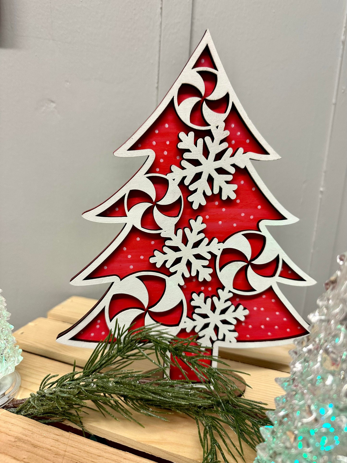 3D Decorative Standing Christmas Tree