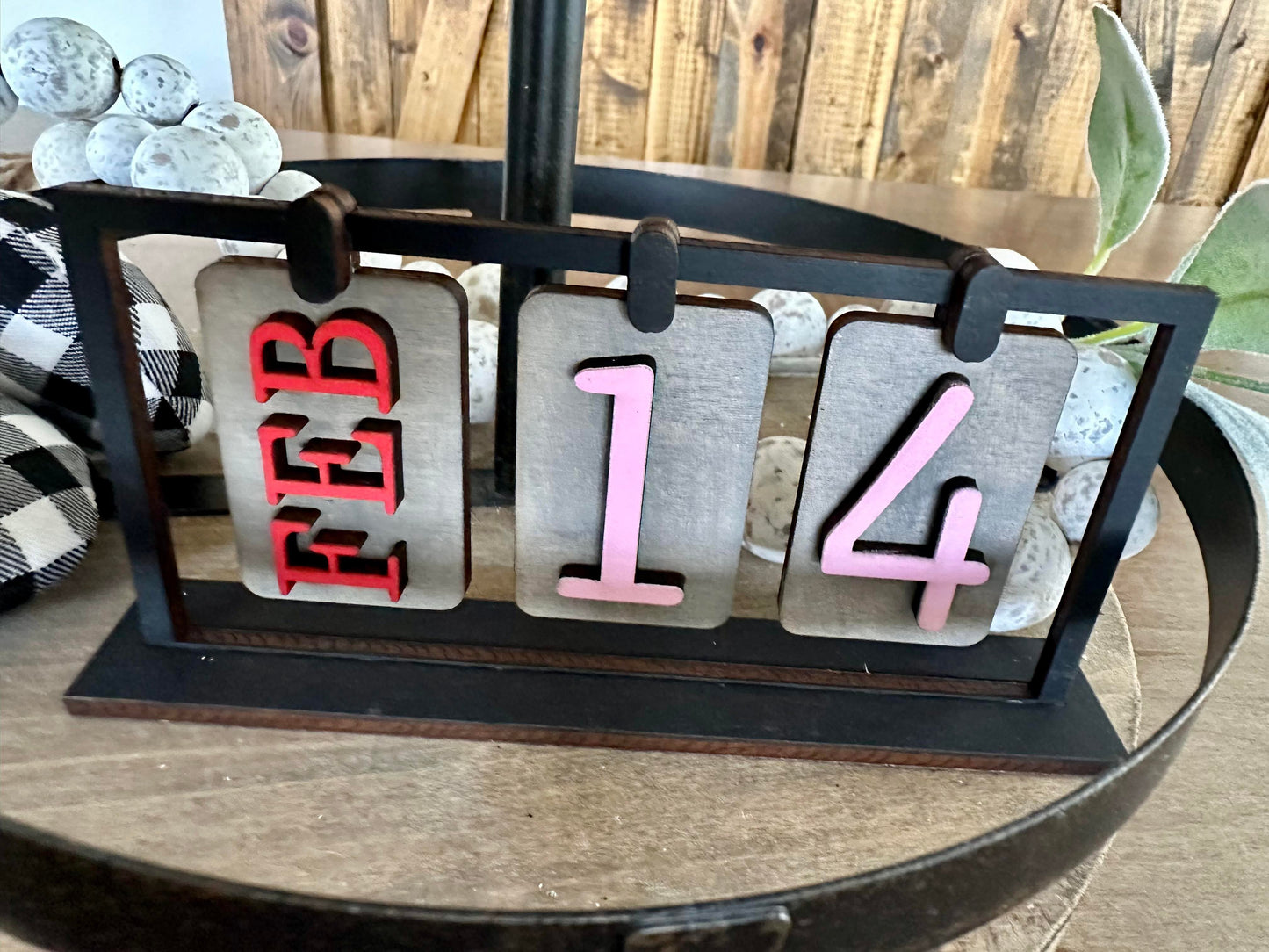 3D Tiered Tray Decor - Be Mine Valentine's Day