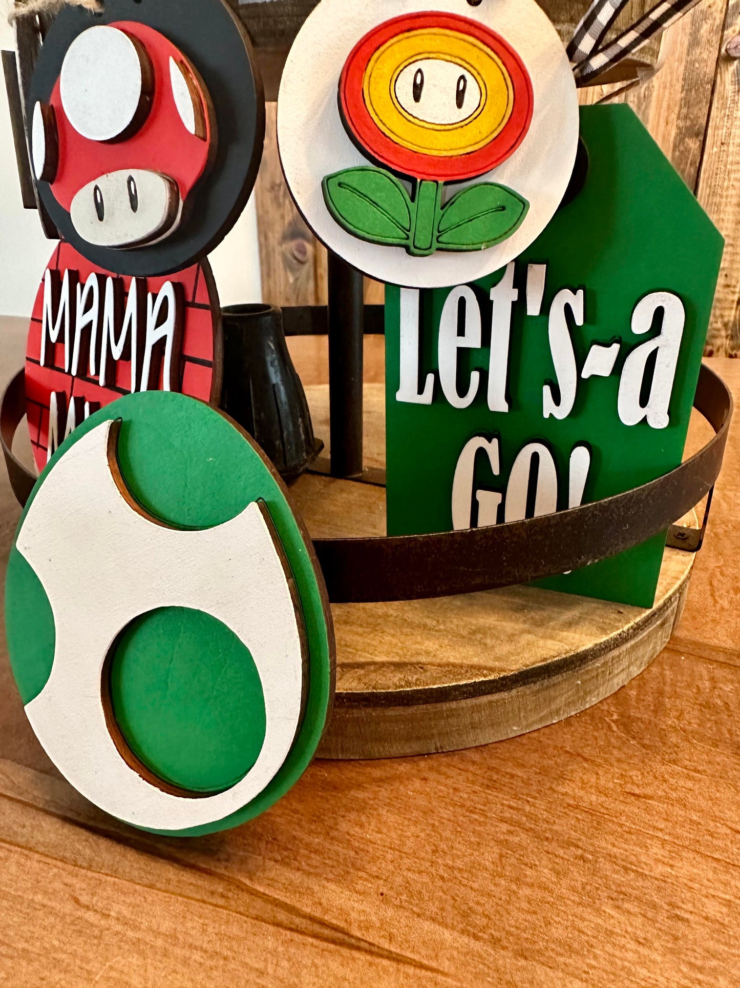 3D Tiered Tray Decor - Brothers