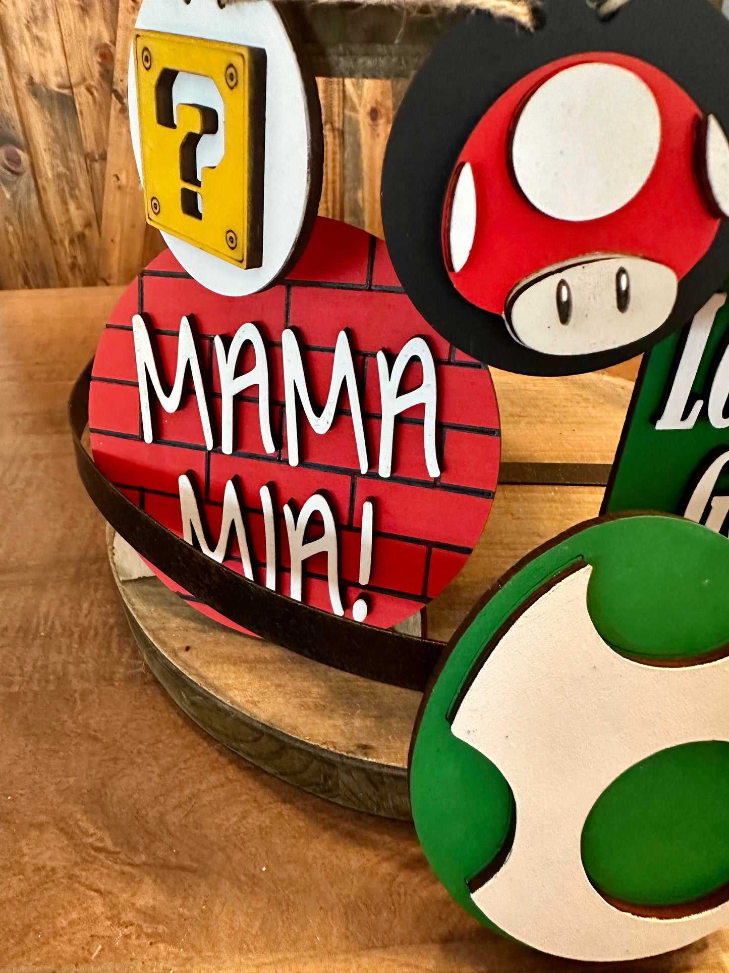 3D Tiered Tray Decor - Brothers