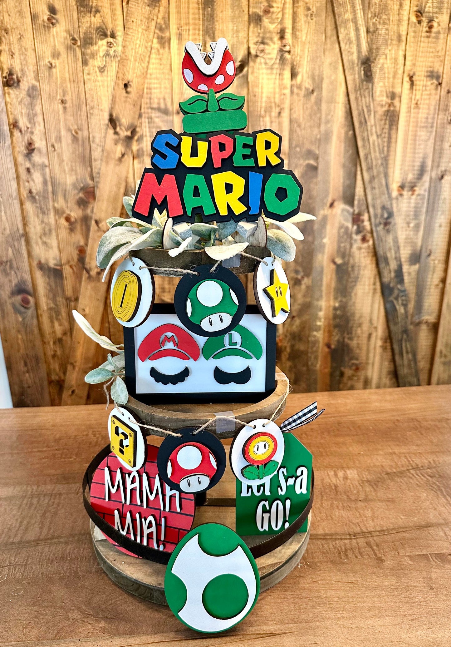 3D Tiered Tray Decor - Brothers