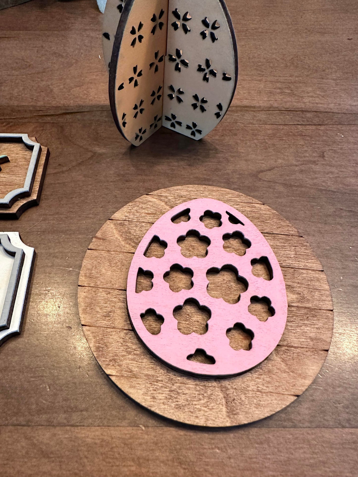 3D Tiered Tray Decor - Easter decor and Signs