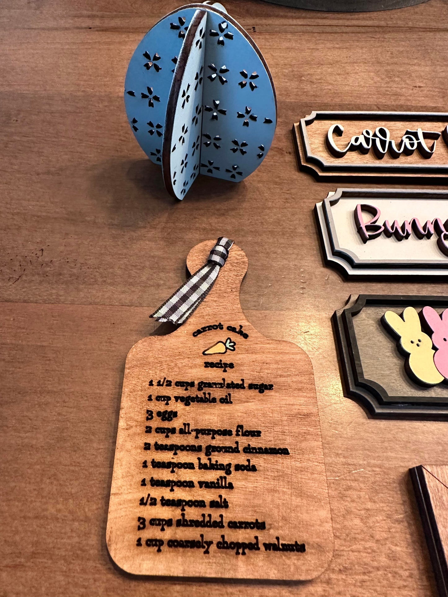 3D Tiered Tray Decor - Easter decor and Signs