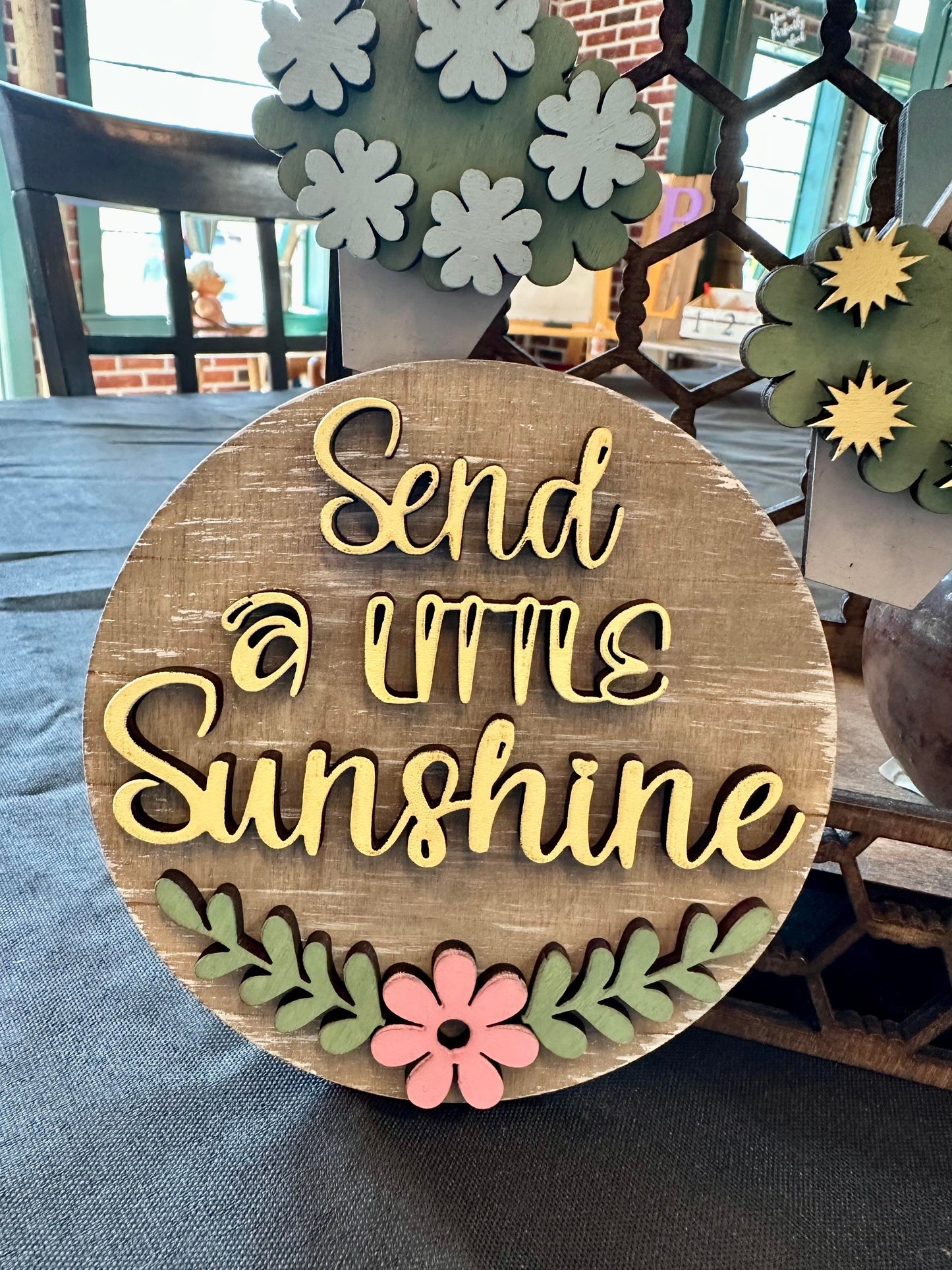 3D Tiered Tray Decor - Flower shop