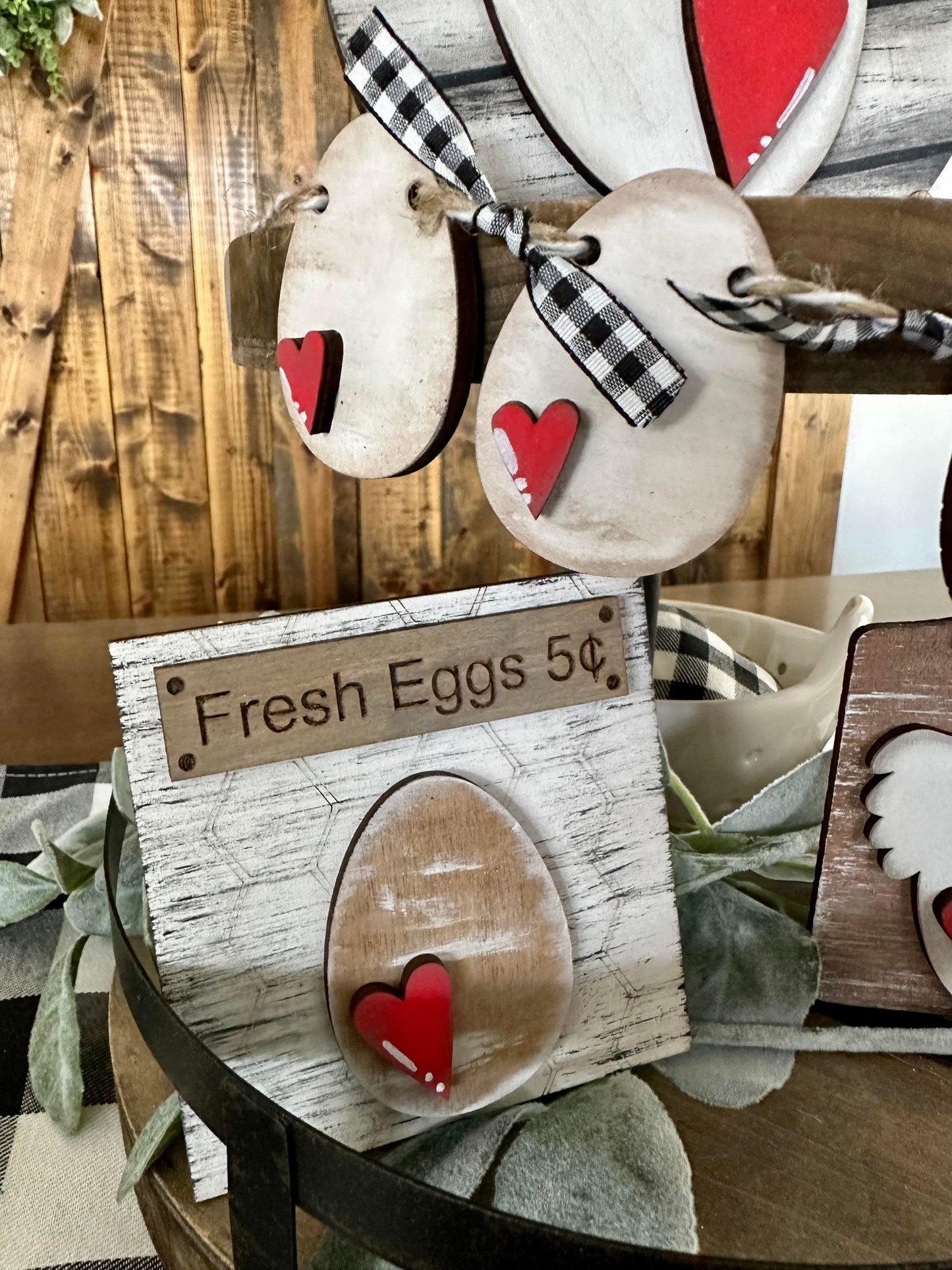 3D Tiered Tray Decor - The Hen House