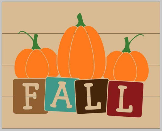 Fall with pumpkins