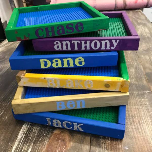 Lego Tray with name