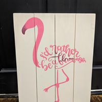 I'd rather be a flamingo