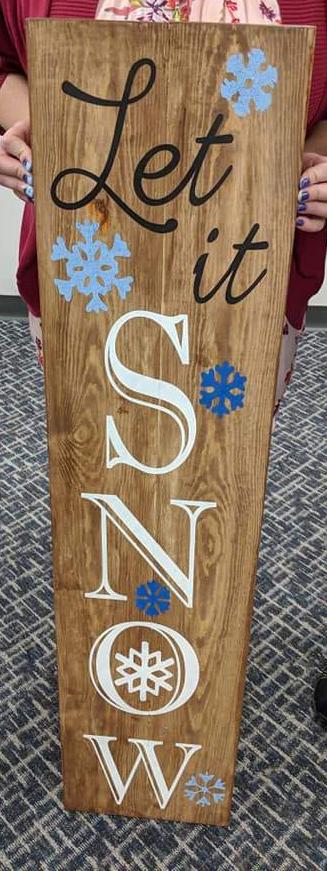 Let it snow with snowflakes