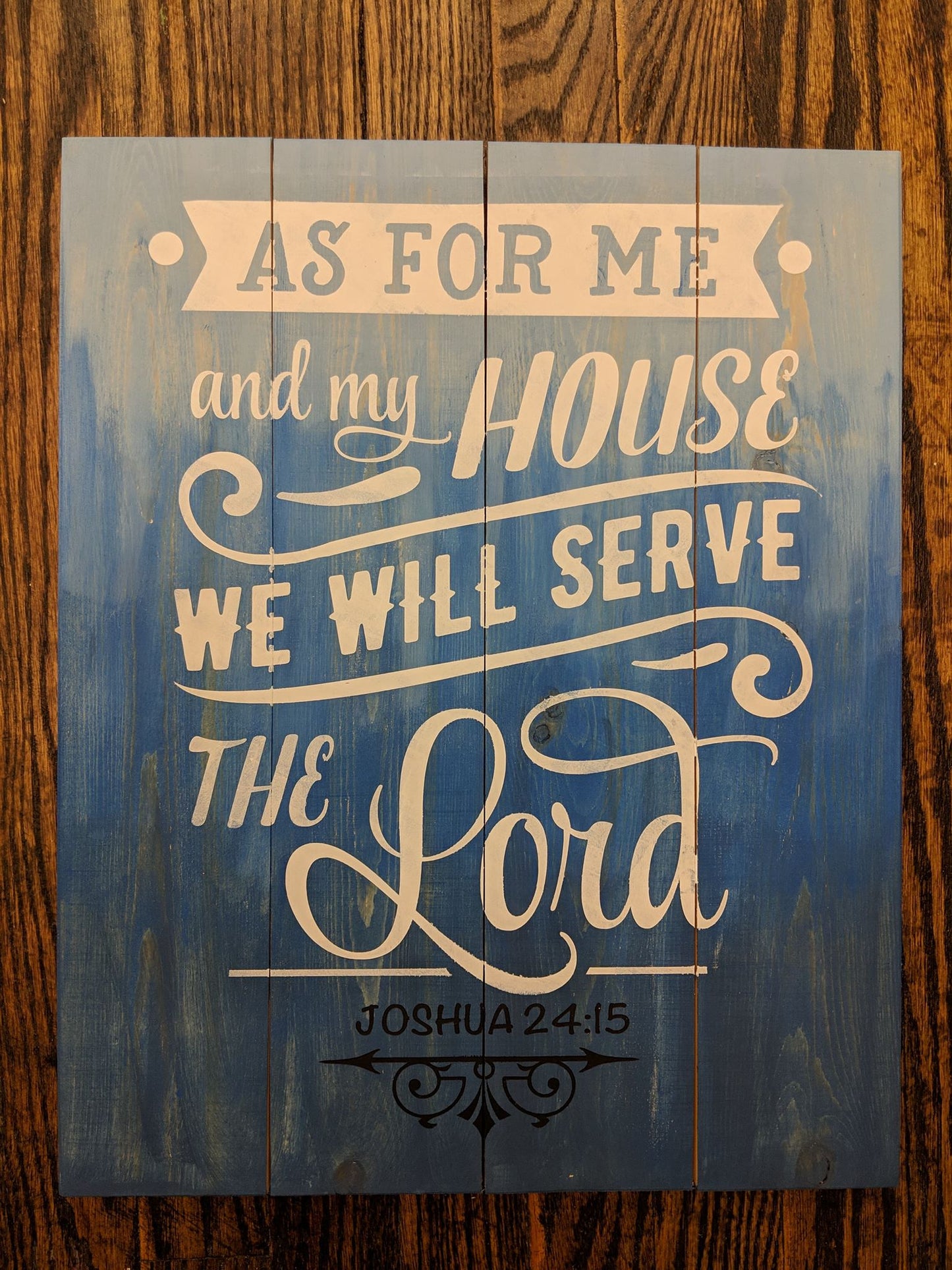 As for me and my house we serve the Lord-banner