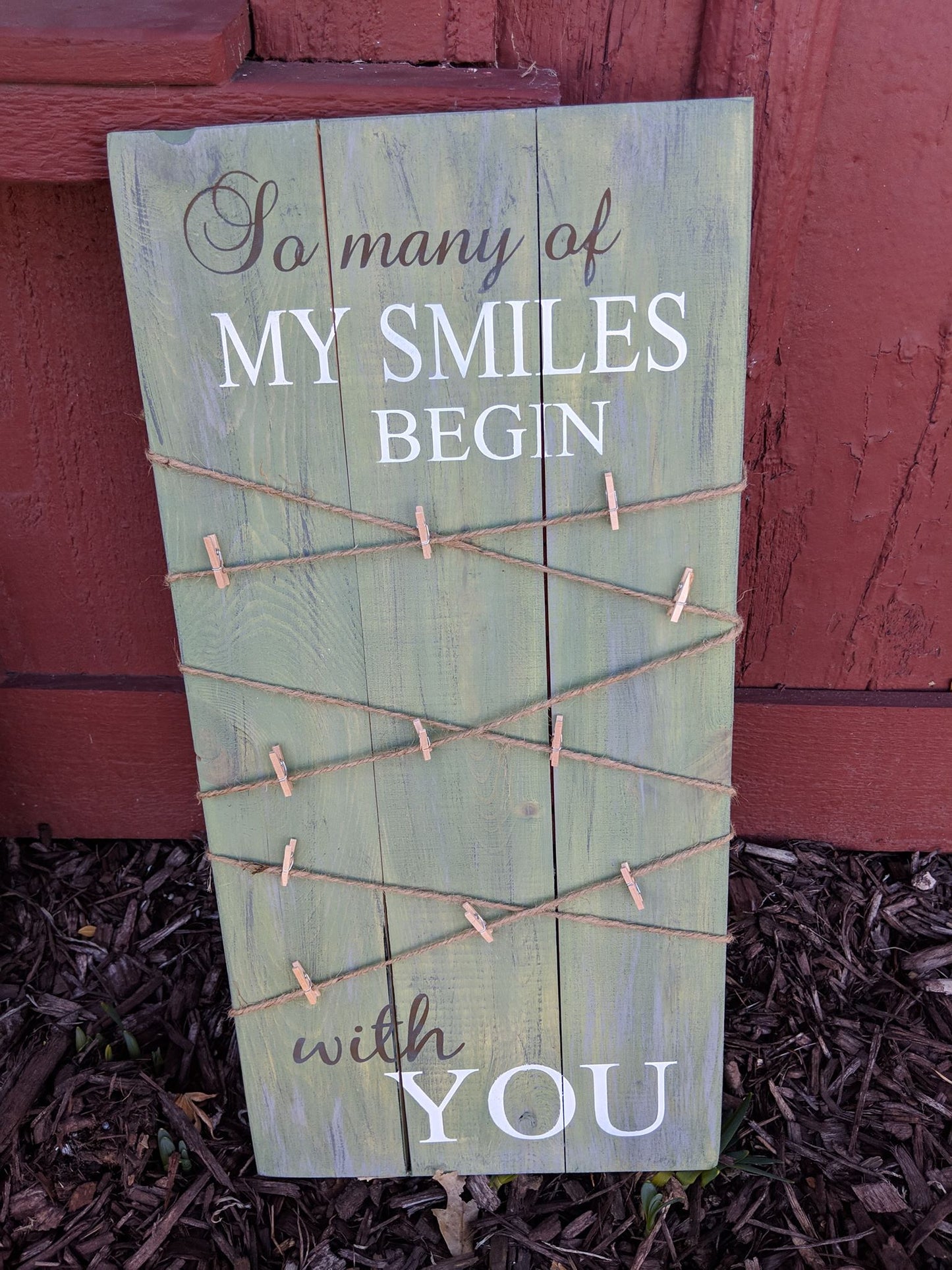 So many smiles begin with you - Photo Board