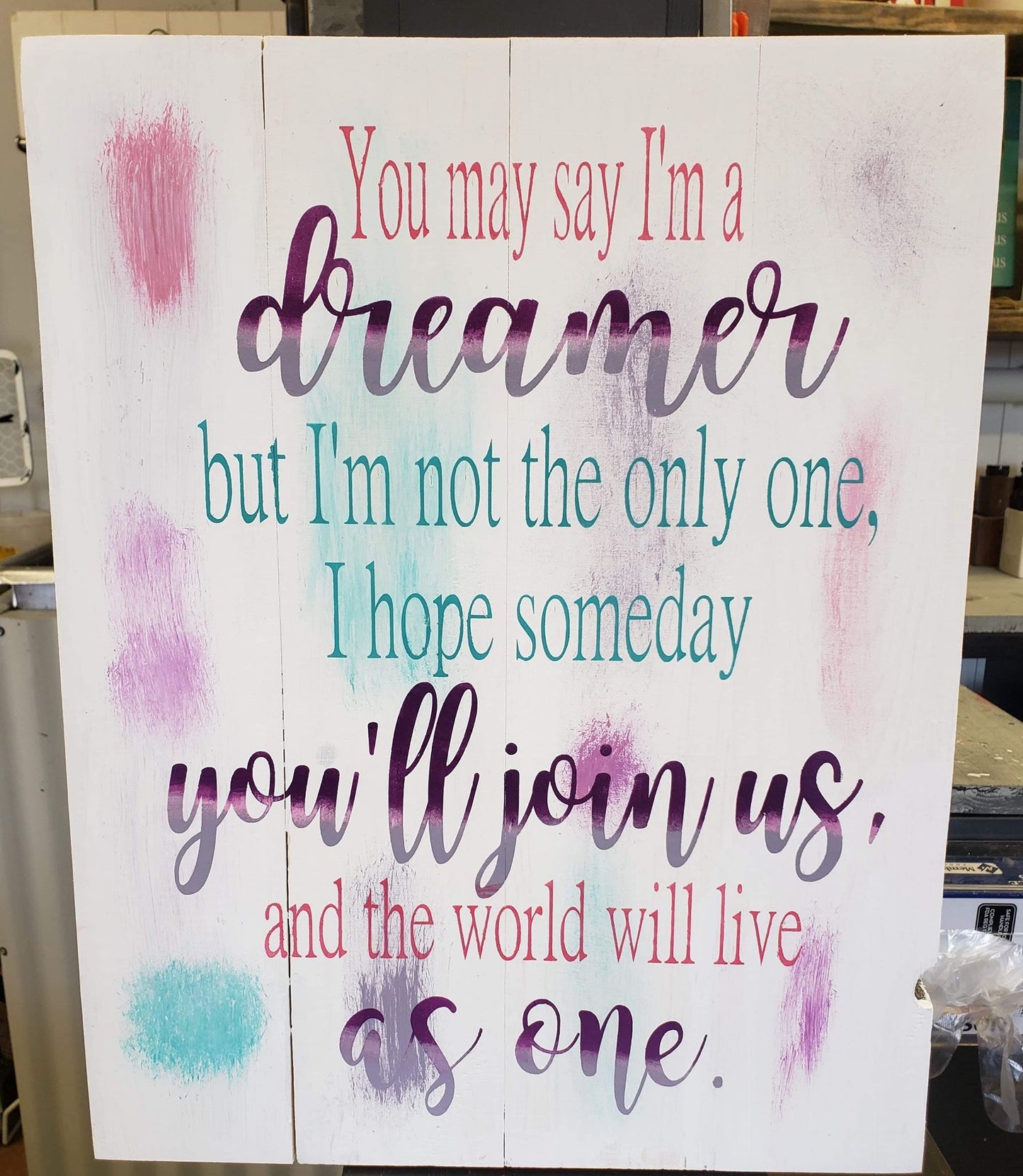 You may say I'm a dreamer