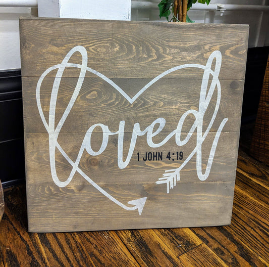 Loved with heart
