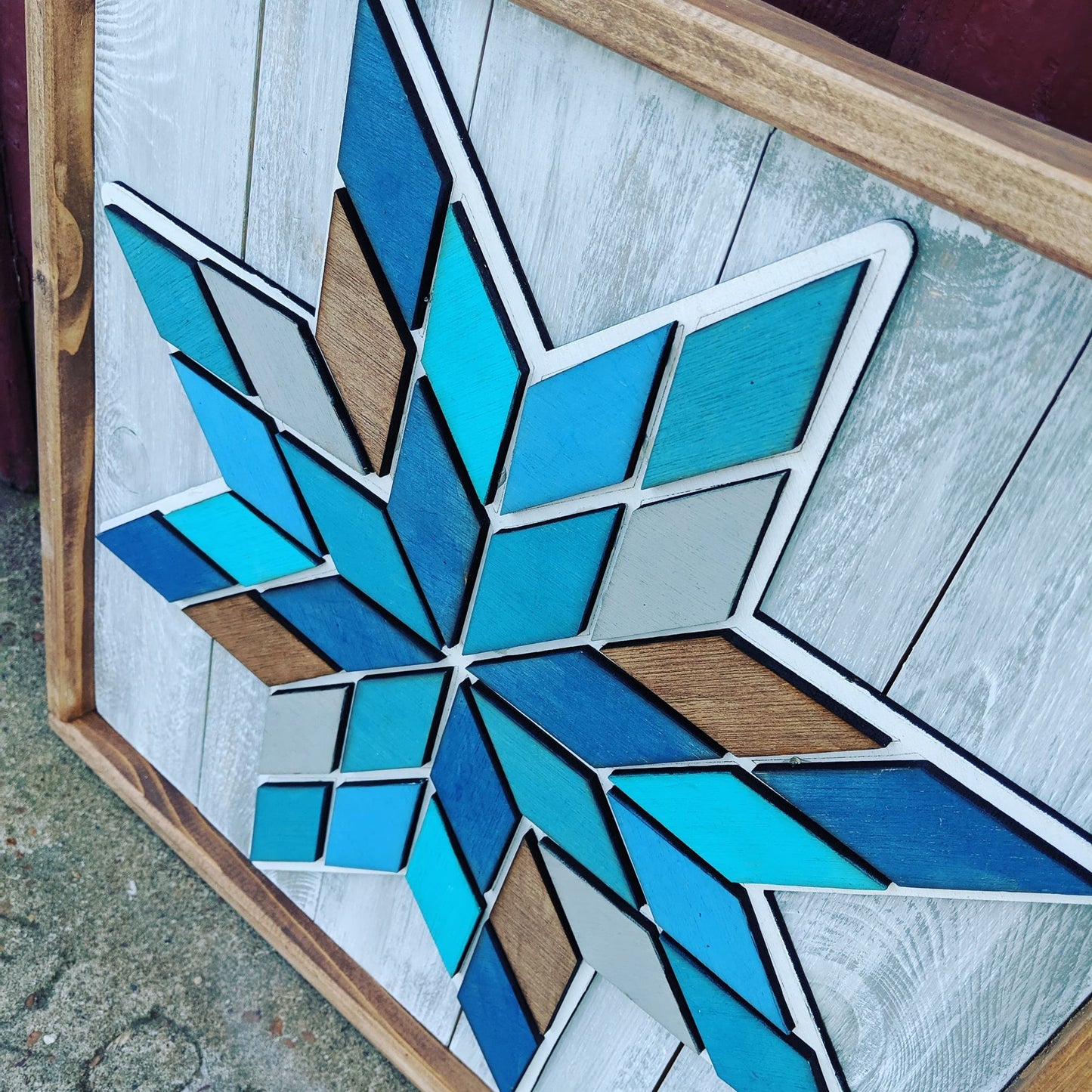 3D Barn Quilt Star