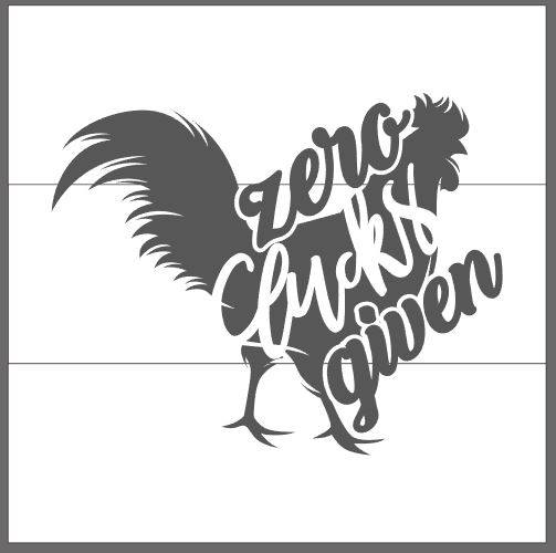 zero clucks given