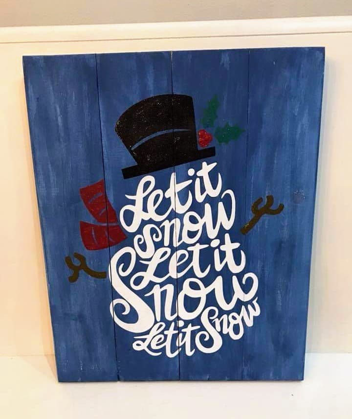 Let it Snow with words for body