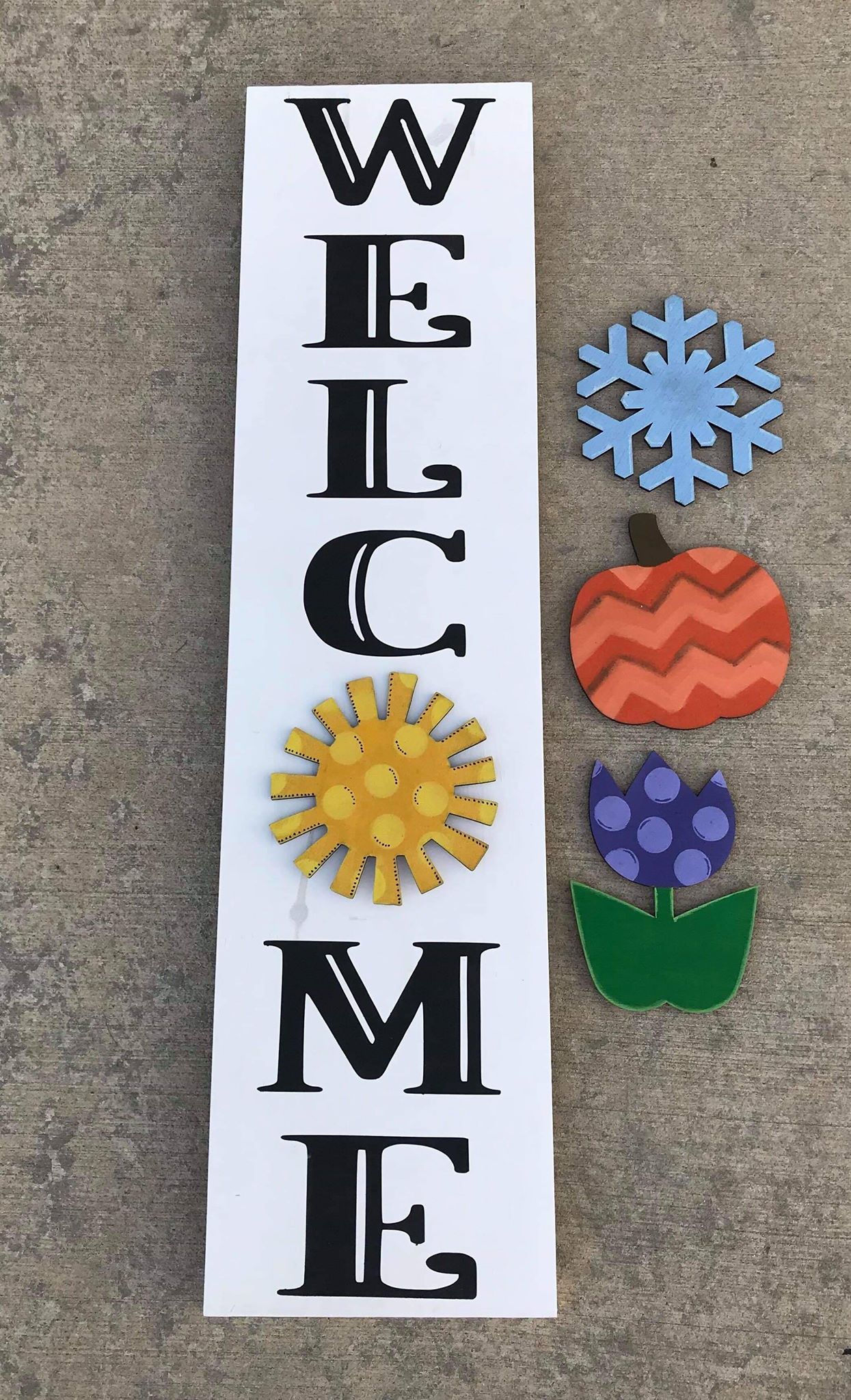 3D Welcome porch Interchangeable (Curls with slit)