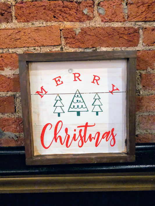 Merry Christmas with trees