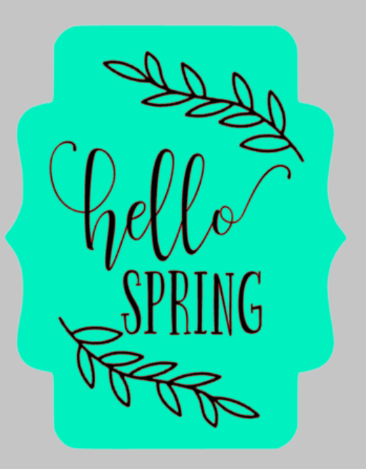 Door hanger Hello Spring