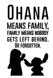 Ohana means family