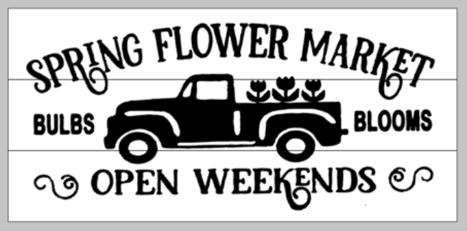 spring flower market open weekends