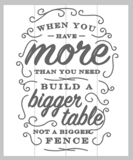 When you have more than you need