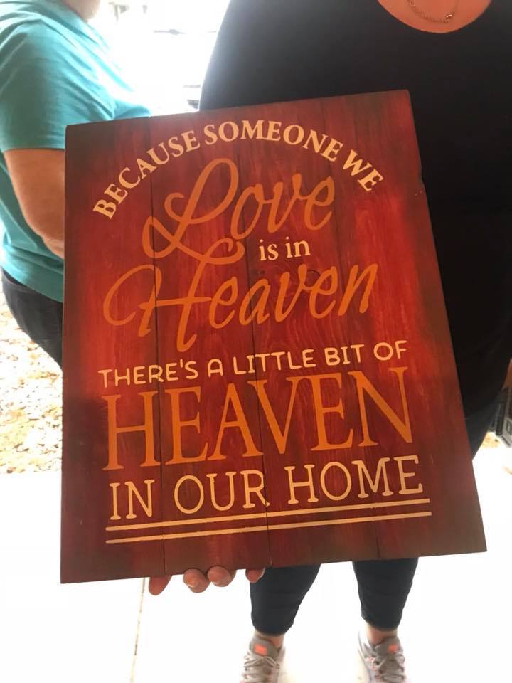 Because someone we love is in heaven