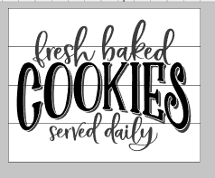 Fresh baked cookies served daily