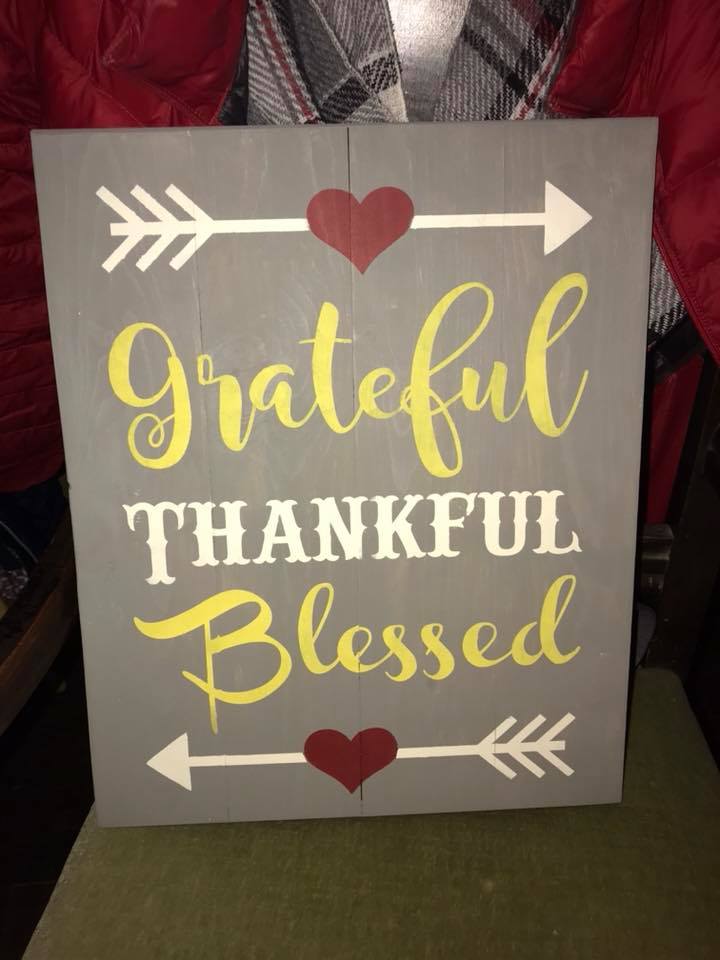 Grateful Thankful Blessed-Heart Arrow