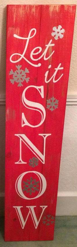 Let it snow with snowflakes