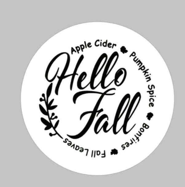 Hello Fall Round