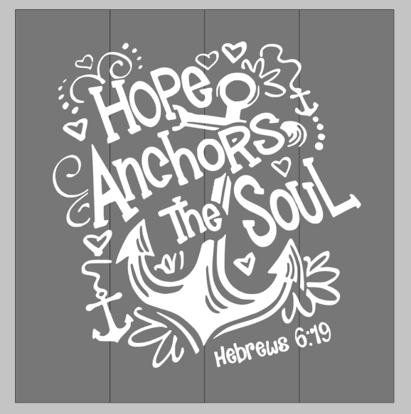 Hope anchors the soul