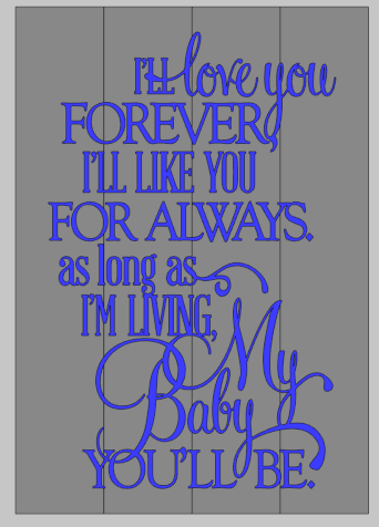 I'll love you forever