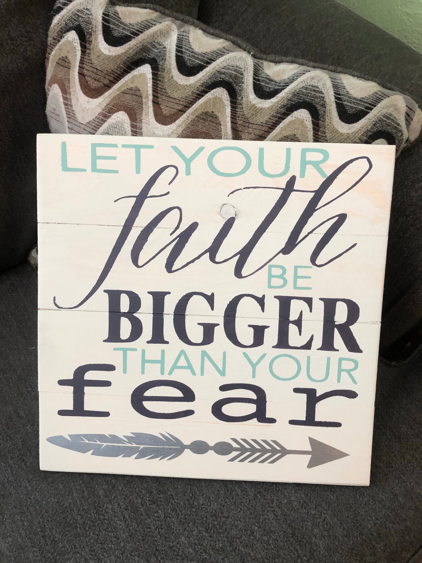 Let your faith be bigger than your fear