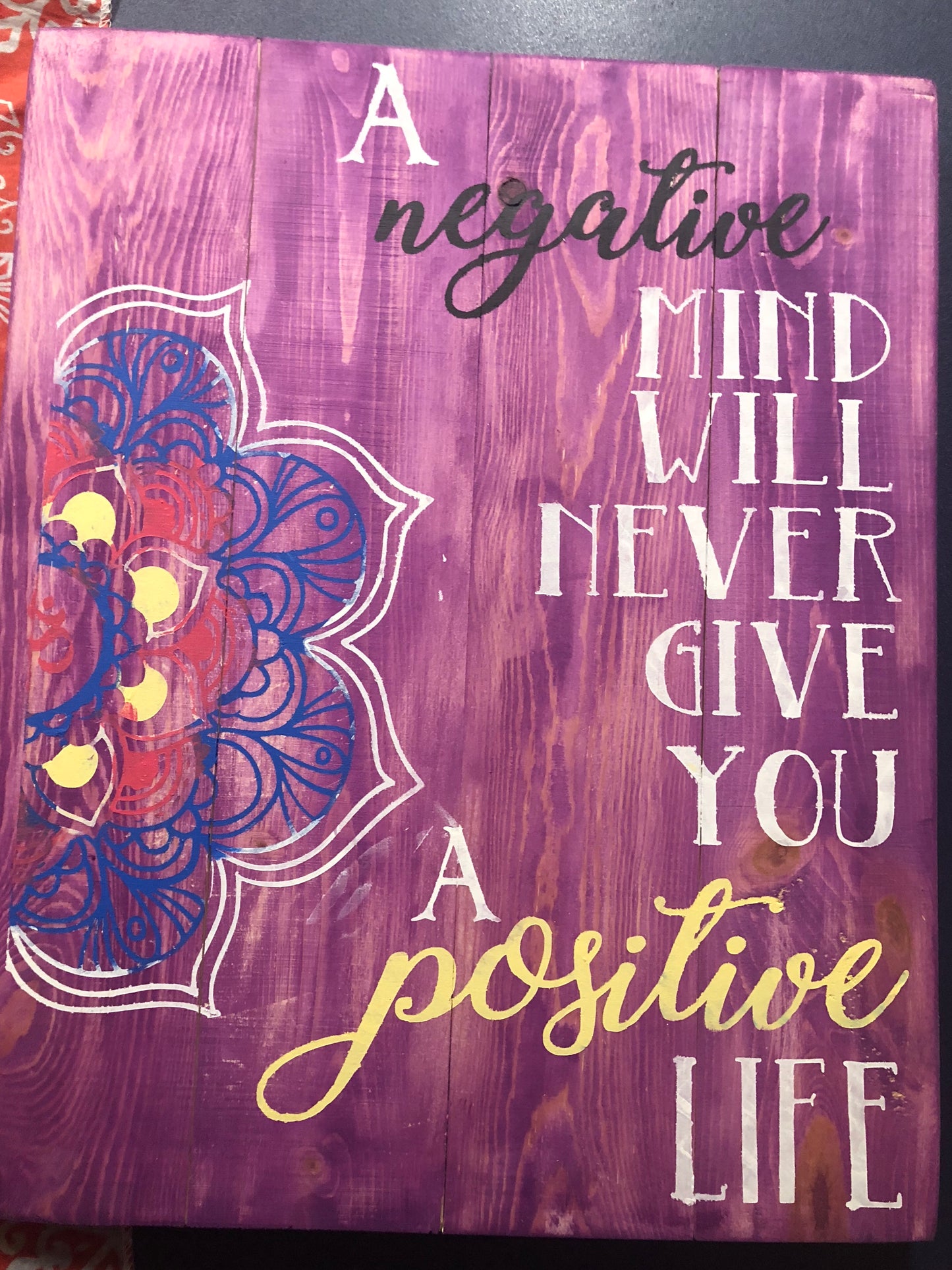 A Negative mind will never give you a positive life