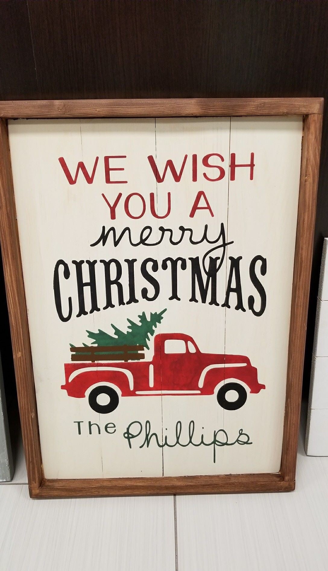 We wish you a merry christmas-Truck