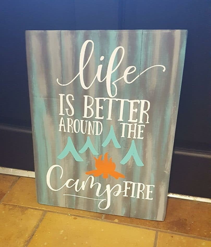 Life is better around the campfire