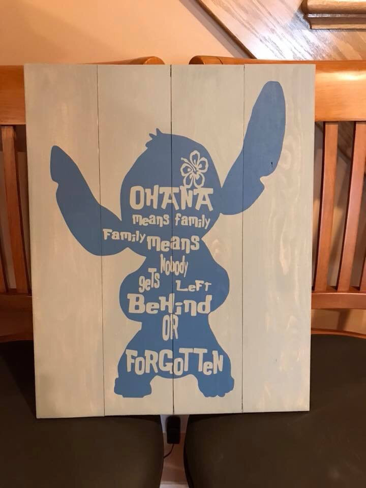 Stitch - Ohana means family