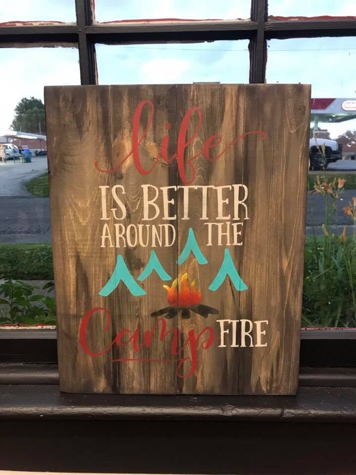 Life is better around the campfire